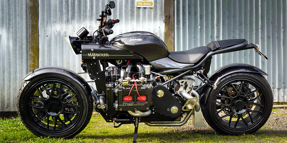 Gokil! Motor Ini Bermesin Mobil Subaru 